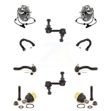 Front Bearing Upper Arm Lower Ball Joint Outer Tie Rod Link Kit (10Pc) For INFINITI QX80 K7T-110873