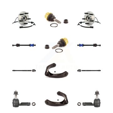 Front Upper Arm Lower Ball Joint Outer Inner Tie Rod & Link Kit (12Pc) For Dodge Ram 1500 K7T-110899
