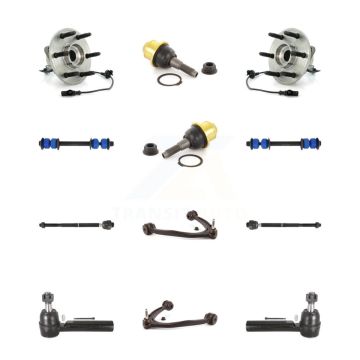 Front Upper Control Arm Lower Ball Joint Outer Inner Tie Rod Link Kit (12Pc) For GMC 1500 K7T-110911