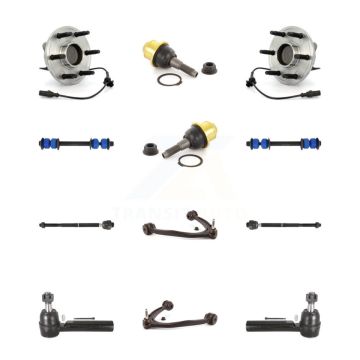 Front Upper Control Arm Lower Ball Joint Outer Inner Tie Rod Link Kit (12Pc) For GMC 1500 K7T-110912