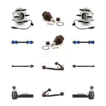 Front Upper Control Arm Lower Ball Joint Outer Inner Tie Rod Link Kit (12Pc) For GMC 1500 K7T-110914