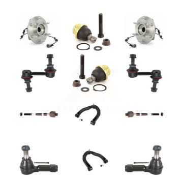 Front Bearing Upper Control Arm Lower Ball Joint Outer Inner Tie Rod Link Kit (12Pc) For K7T-110915