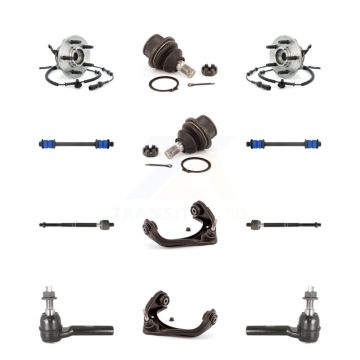 Front Upper Arm Lower Ball Joint Outer Inner Tie Rod & Link Kit (12Pc) For Ford Explorer K7T-110934