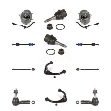 Front Upper Control Arm Lower Ball Joint Outer Inner Tie Rod Link Kit (12Pc) For Ram 1500 K7T-110938