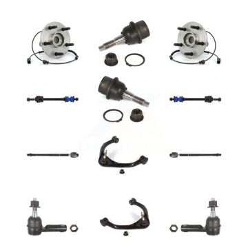Front Upper Control Arm Lower Ball Joint Outer Inner Tie Rod & Link Kit (12Pc) For Dodge K7T-110939