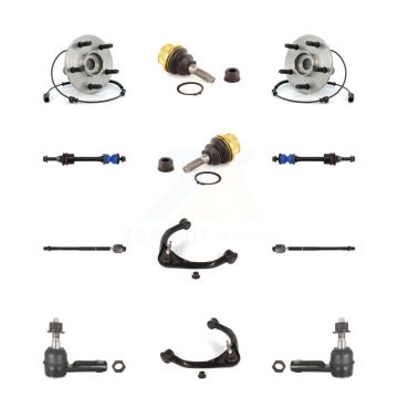 Front Upper Control Arm Lower Ball Joint Outer Inner Tie Rod & Link Kit (12Pc) For Dodge K7T-110941