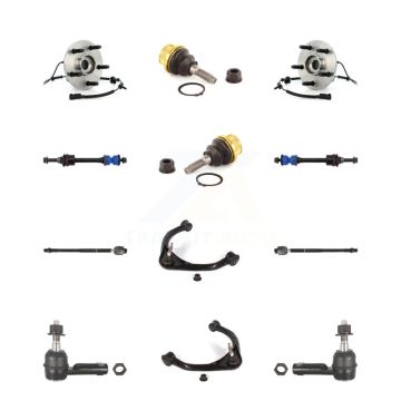 Front Upper Arm Lower Ball Joint Outer Inner Tie Rod & Link Kit (12Pc) For Dodge Ram 1500 K7T-110942