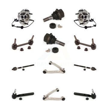 Front Upper Arm Lower Ball Joint Outer Inner Tie Rod & Link Kit (12Pc) For Hummer H3T H3 K7T-110944