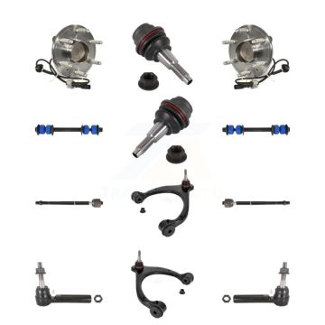 Front Upper Control Arm Lower Ball Joint Outer Inner Tie Rod Link Kit (12Pc) For GMC 1500 K7T-110950