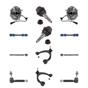Front Upper Control Arm Lower Ball Joint Outer Inner Tie Rod Link Kit (12Pc) For GMC 1500 K7T-110951
