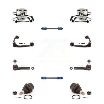 Front Bearing Upper Arm Lower Ball Joint Outer Tie Rod & Link Kit (10Pc) For Ford Ranger K7T-110968