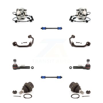 Front Bearing Upper Arm Lower Ball Joint Outer Tie Rod & Link Kit (10Pc) For Ford Ranger K7T-110970