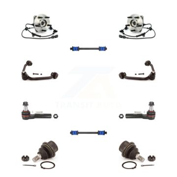 Front Bearing Upper Arm Lower Ball Joint Outer Tie Rod & Link Kit (10Pc) For Ford Ranger K7T-110972