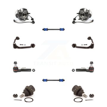 Front Bearing Upper Arm Lower Ball Joint Outer Tie Rod & Link Kit (10Pc) For Ford Ranger K7T-110974