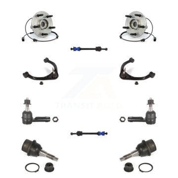 Front Bearing Upper Control Arm Lower Ball Joint Outer Tie Rod Link Kit (10Pc) For Dodge K7T-110990