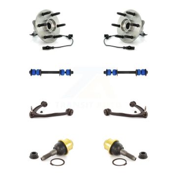 Front Bearing Lower Ball Joint Upper Control Arm Link Kit (8Pc) For Chevrolet GMC Sierra K7T-111015