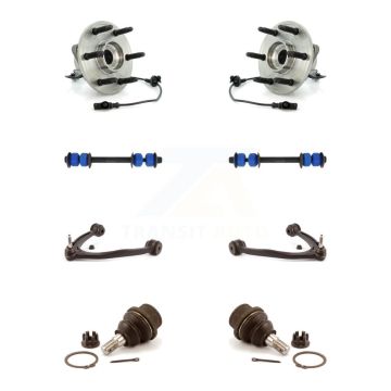 Front Bearing Lower Ball Joint Upper Control Arm Link Kit (8Pc) For Chevrolet GMC Sierra K7T-111016