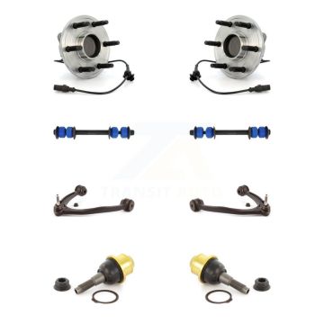 Front Bearing Lower Ball Joint Upper Control Arm Link Kit (8Pc) For Chevrolet GMC Sierra K7T-111017
