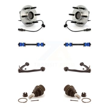 Front Bearing Lower Ball Joint Upper Control Arm Link Kit (8Pc) For Chevrolet GMC Sierra K7T-111018
