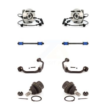 Front Bearing Lower Ball Joint Upper Arm Link Kit (8Pc) For Ford Ranger Mazda B4000 B3000 K7T-111026