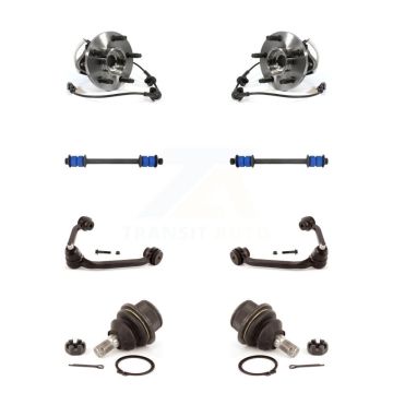Front Hub Bearing Lower Ball Joint Upper Control Arm Link Kit (8Pc) For Ford Ranger Mazda K7T-111029