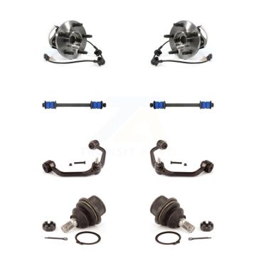 Front Hub Bearing Lower Ball Joint Upper Control Arm Link Kit (8Pc) For Ford Ranger Mazda K7T-111032