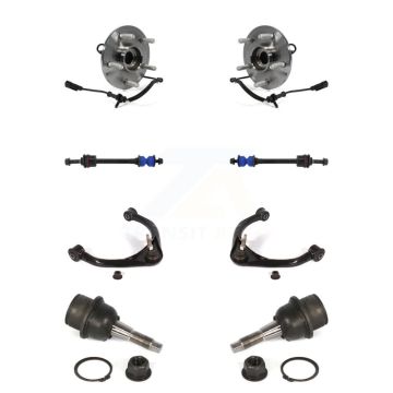 Front Bearing Lower Ball Joint Upper Control Arm Link Kit (8Pc) For Ram 1500 Classic 4WD K7T-111038