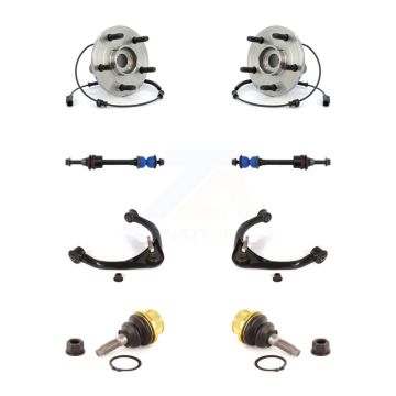 Front Bearing Lower Ball Joint Upper Control Arm & Link Kit (8Pc) For Dodge Ram 1500 RWD K7T-111039