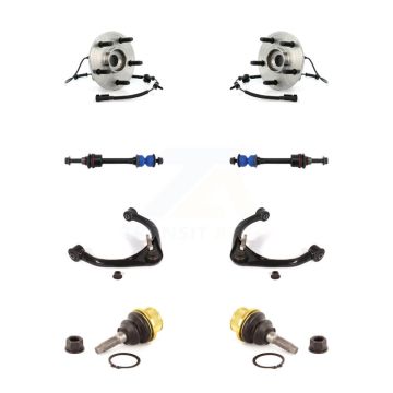 Front Hub Bearing Lower Ball Joint Upper Control Arm & Link Kit (8Pc) For Dodge Ram 1500 K7T-111040