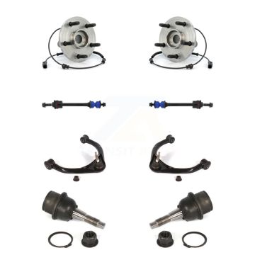 Front Bearing Lower Ball Joint Upper Control Arm & Link Kit (8Pc) For Dodge Ram 1500 4WD K7T-111041