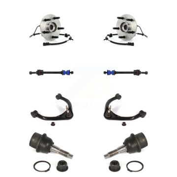 Front Hub Bearing Lower Ball Joint Upper Control Arm & Link Kit (8Pc) For Dodge Ram 1500 K7T-111042