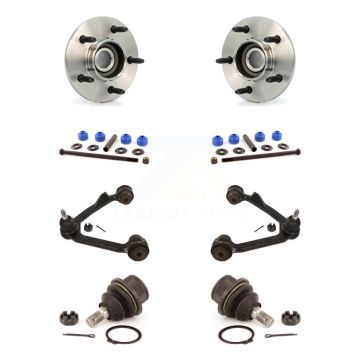 Front Bearing Lower Ball Joint Upper Control Arm Link Kit (8Pc) For Ford F-150 K7T-111044