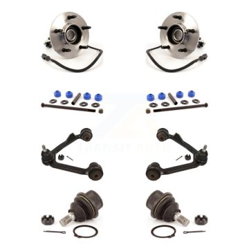 Front Bearing Lower Ball Joint Upper Control Arm Link Kit (8Pc) For Ford F-150 K7T-111045