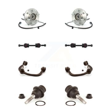 Front Bearing Lower Ball Joint Upper Control Arm & Link Kit (8Pc) For Ford Expedition 4WD K7T-111058