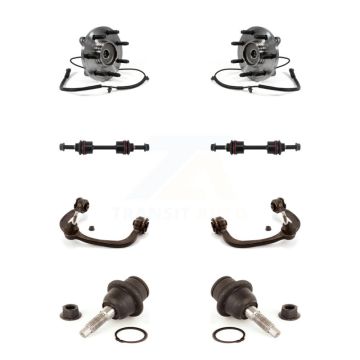 Front Bearing Lower Ball Joint Upper Control Arm Link Kit (8Pc) For Ford F-150 K7T-111061