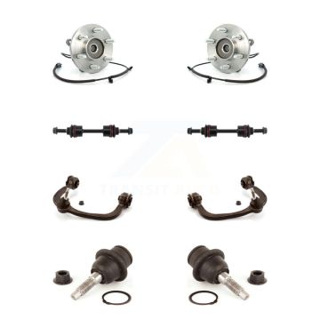 Front Bearing Lower Ball Joint Upper Control Arm Link Kit (8Pc) For Ford F-150 K7T-111062
