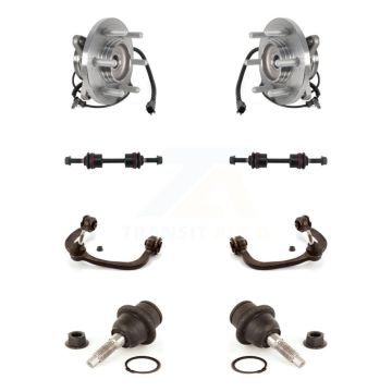 Front Bearing Lower Ball Joint Upper Control Arm & Link Kit (8Pc) For Ford Expedition 4WD K7T-111063