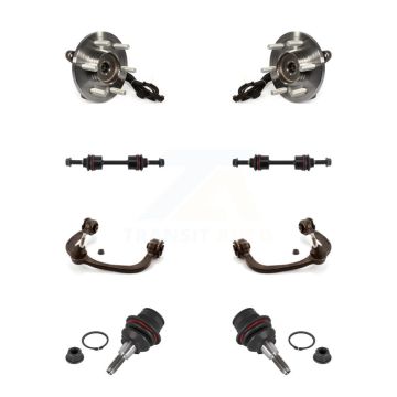 Front Bearing Lower Ball Joint Upper Control Arm Link Kit (8Pc) For Ford F-150 K7T-111064