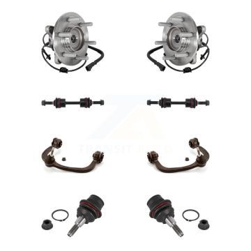 Front Bearing Lower Ball Joint Upper Control Arm & Link Kit (8Pc) For Ford Expedition 4WD K7T-111065