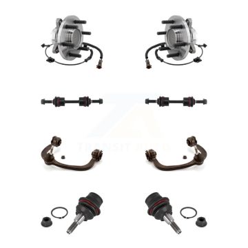 Front Bearing Lower Ball Joint Upper Control Arm Link Kit (8Pc) For Ford F-150 Expedition K7T-111066