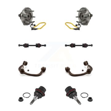 Front Bearing Lower Ball Joint Upper Control Arm Link Kit (8Pc) For Ford F-150 K7T-111068