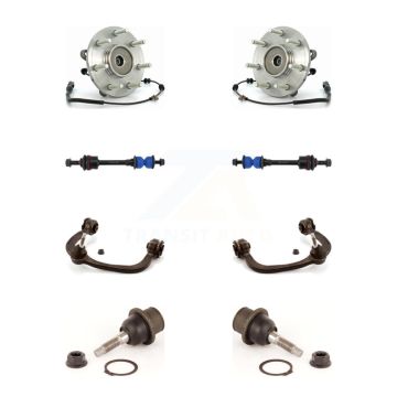 Front Bearing Lower Ball Joint Upper Control Arm Link Kit (8Pc) For Ford F-150 Lincoln LT K7T-111070