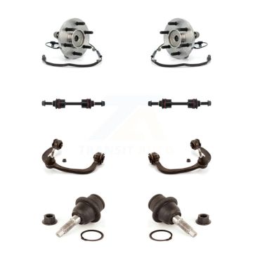 Front Bearing Lower Ball Joint Upper Control Arm Link Kit (8Pc) For Ford F-150 K7T-111074