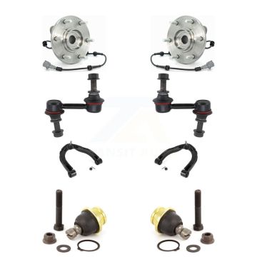 Front Bearing Lower Ball Joint Upper Control Arm & Link Kit (8Pc) For Nissan TITAN Armada K7T-111075