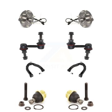 Front Bearing Lower Ball Joint Upper Control Arm & Link Kit (8Pc) For Nissan TITAN Armada K7T-111076