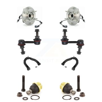 Front Bearing Lower Ball Joint Upper Arm & Link Kit (8Pc) For Nissan TITAN INFINITI QX56 K7T-111077