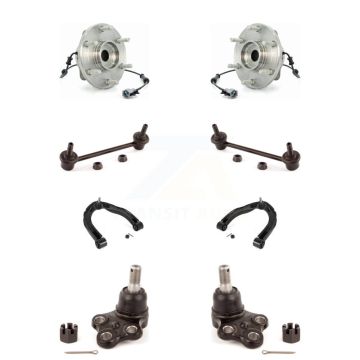 Front Hub Bearing Lower Ball Joint Upper Control Arm Link Kit (8Pc) For Nissan Pathfinder K7T-111079