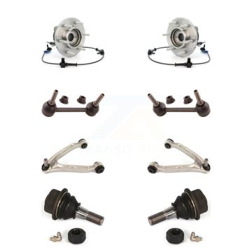 Front Bearing Lower Ball Joint Upper Control Arm & Link Kit (8Pc) For 2006-2008 Hummer H3 K7T-111080