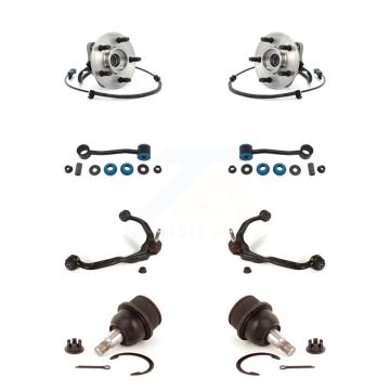 Front Hub Bearing Lower Ball Joint Upper Arm Link Kit (8Pc) For Jeep Liberty Dodge Nitro K7T-111083