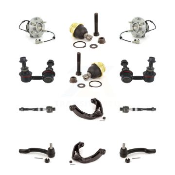 Front Upper Control Arm Lower Ball Joint Outer Inner Tie Rod & Link Kit (12Pc) For Nissan K7T-111084